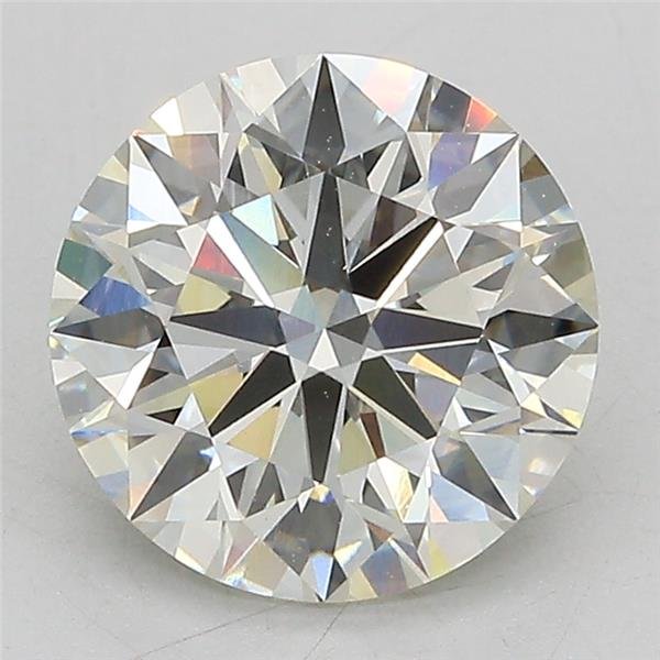 3.07ct J VS2 Rare Carat Ideal Cut Round Lab Grown Diamond