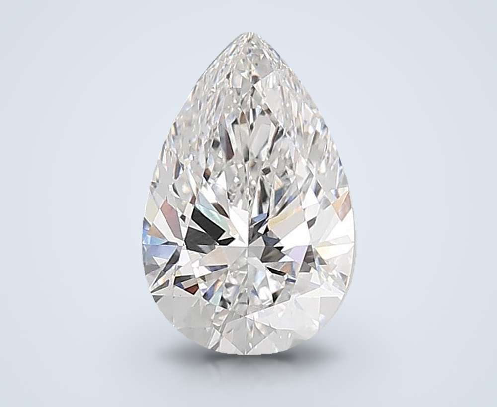 4.60 Carat Pear Lab Diamond
