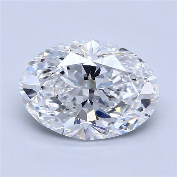 3.03ct E SI1 Very Good Cut Oval Diamond