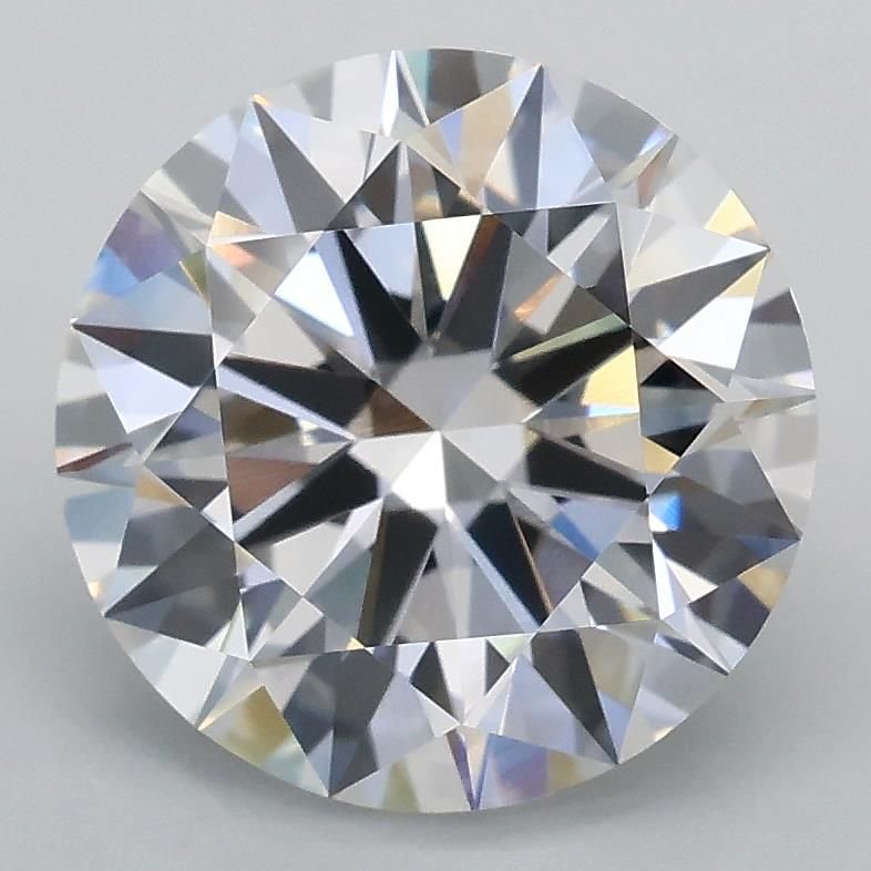 2.76ct D VVS2 Rare Carat Ideal Cut Round Lab Grown Diamond