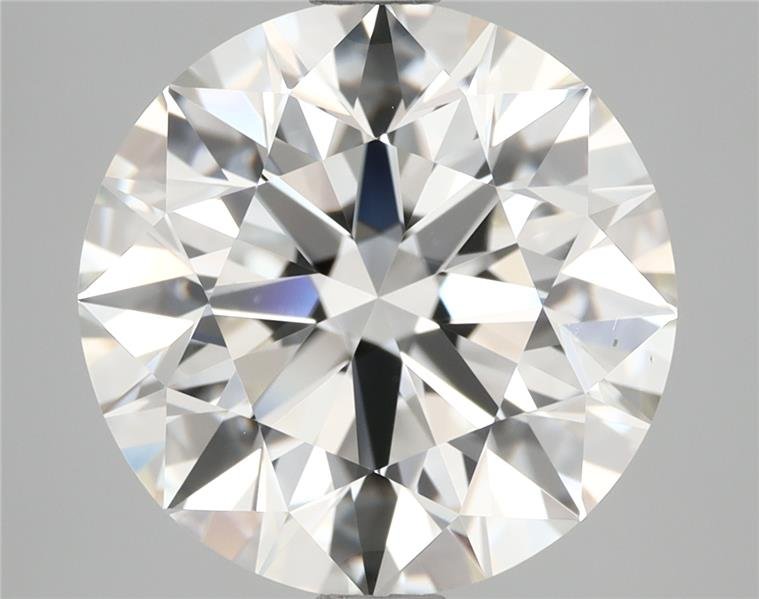 4.01ct I VS2 Rare Carat Ideal Cut Round Diamond