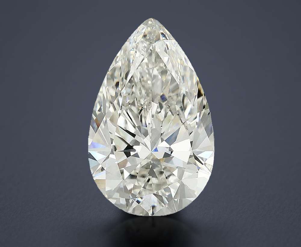 5.02 Carat Pear Lab Diamond