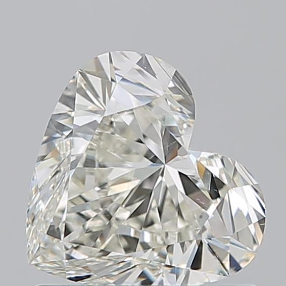 1.01ct K SI1 Rare Carat Ideal Cut Heart Diamond