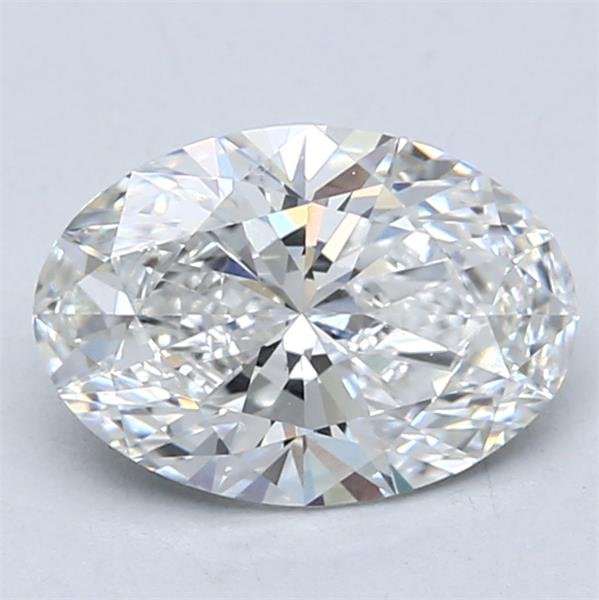 1.56ct E VS1 Rare Carat Ideal Cut Oval Lab Grown Diamond