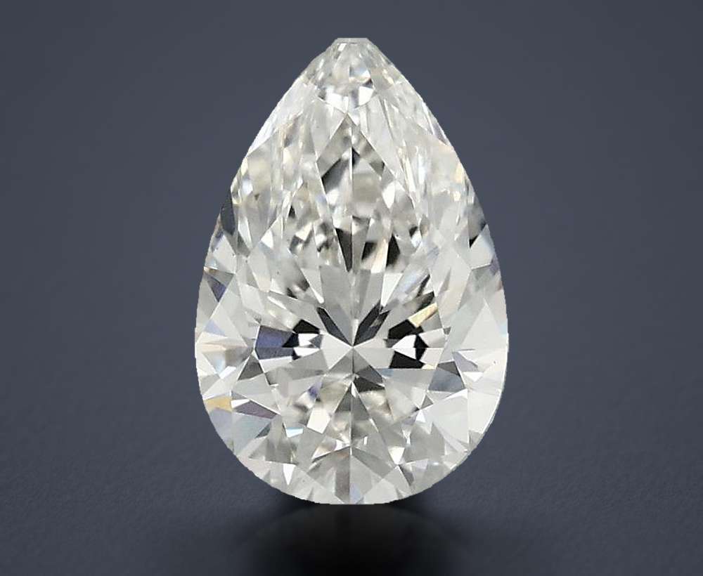 1.54 Carat Pear Lab Diamond