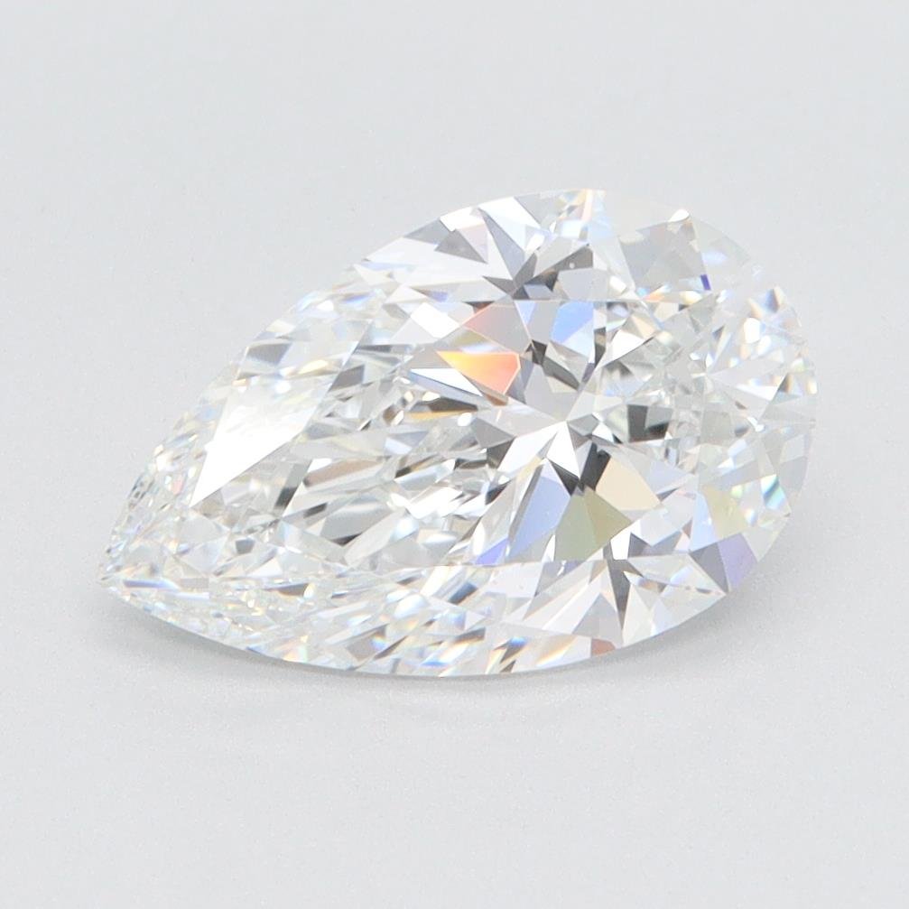 2.02ct E VS1 Rare Carat Ideal Cut Pear Lab Grown Diamond