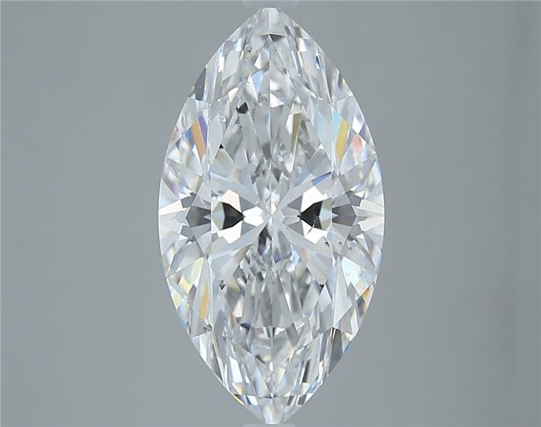 4.20ct D SI1 Rare Carat Ideal Cut Marquise Diamond