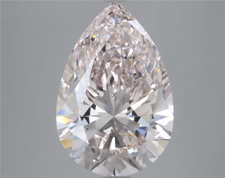 5.13ct I VS1 Rare Carat Ideal Cut Pear Lab Grown Diamond