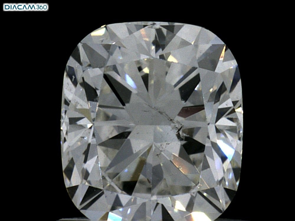 1.01ct H SI2 Rare Carat Ideal Cut Cushion Diamond