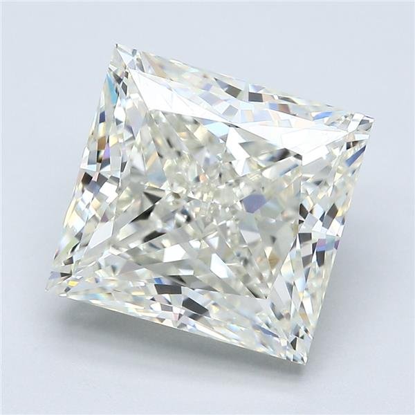 5.08ct K VS2 Very Good Cut Princess Diamond