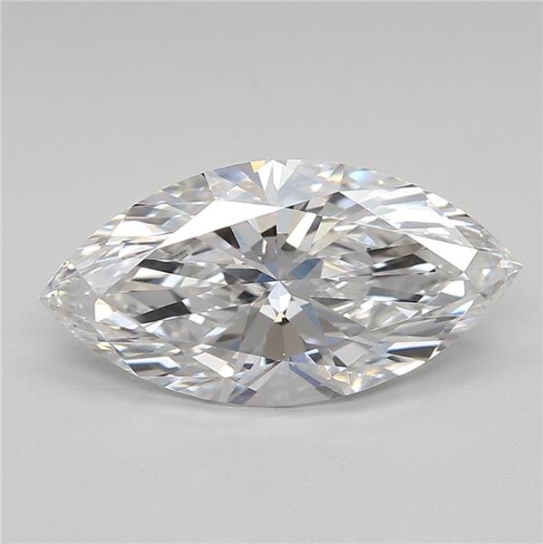 2.16ct E VVS2 Rare Carat Ideal Cut Marquise Lab Grown Diamond