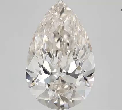 8.07ct J VVS2 Rare Carat Ideal Cut Pear Diamond