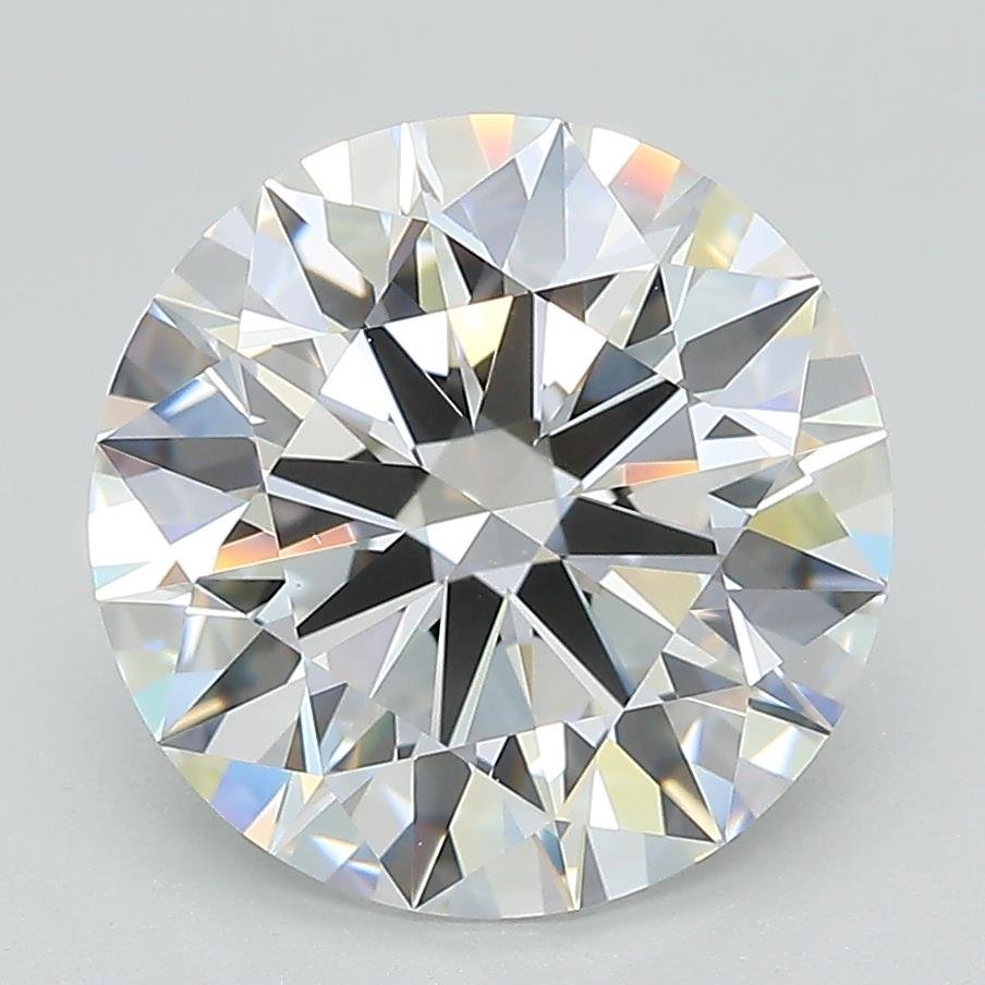 4.18ct D VS1 Rare Carat Ideal Cut Round Lab Grown Diamond