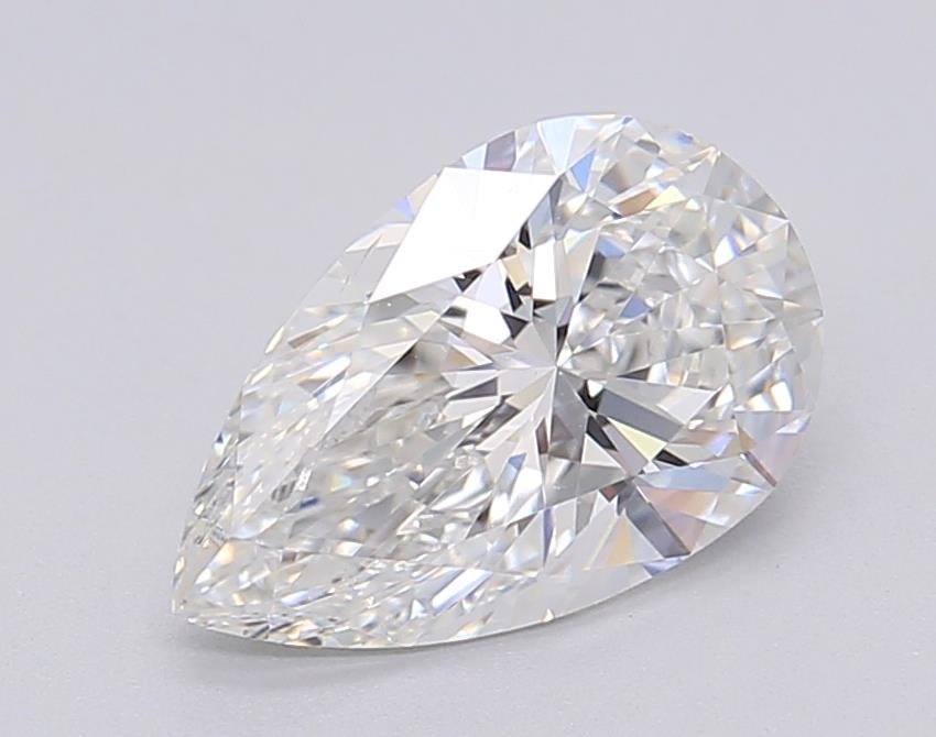 1.53ct E VS2 Rare Carat Ideal Cut Pear Lab Grown Diamond