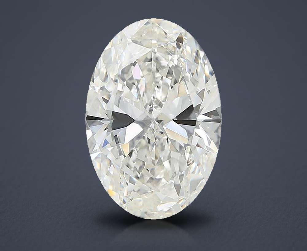 6.48 Carat Oval Lab Diamond