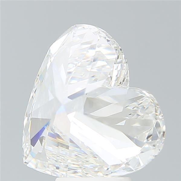 7.01ct F VS2 Rare Carat Ideal Cut Heart Lab Grown Diamond