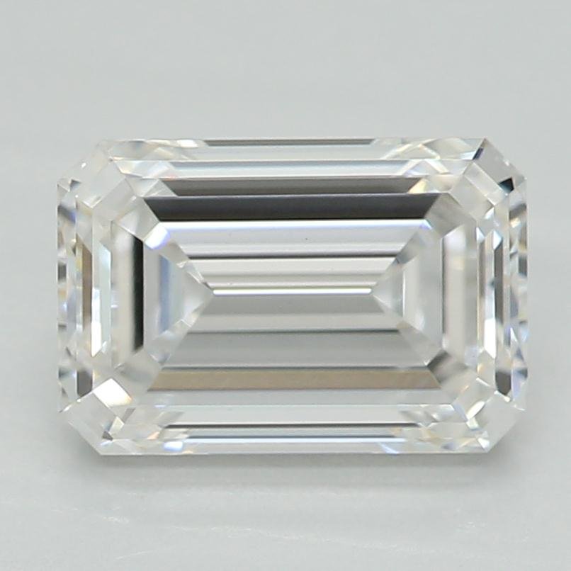 1.08ct E VVS2 Rare Carat Ideal Cut Emerald Lab Grown Diamond