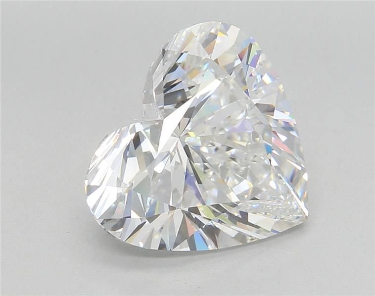 6.04ct E VVS2 Rare Carat Ideal Cut Heart Lab Grown Diamond