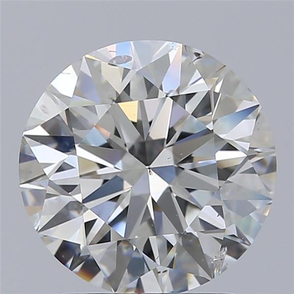 2.01ct G SI2 Rare Carat Ideal Cut Round Diamond