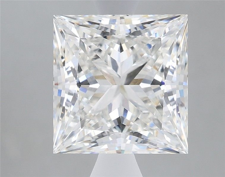 2.83ct F VVS2 Rare Carat Ideal Cut Princess Lab Grown Diamond