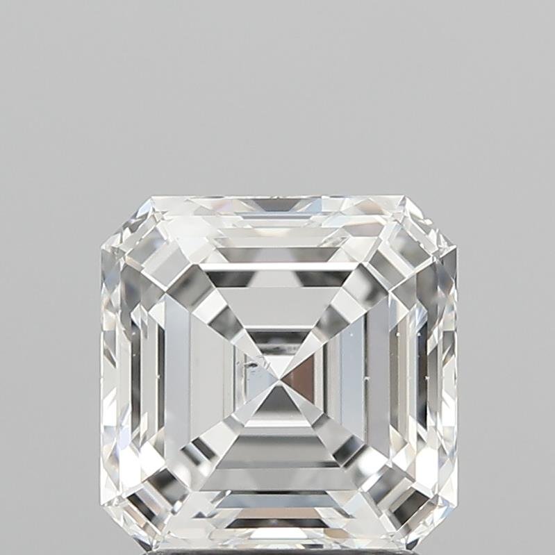 2.02ct D SI1 Rare Carat Ideal Cut Asscher Lab Grown Diamond