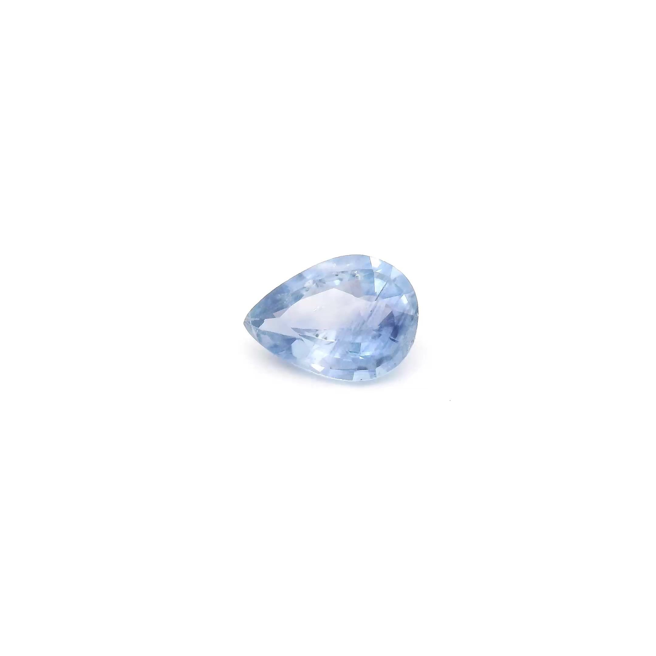 0.68 Carat Blue Pear Sapphire