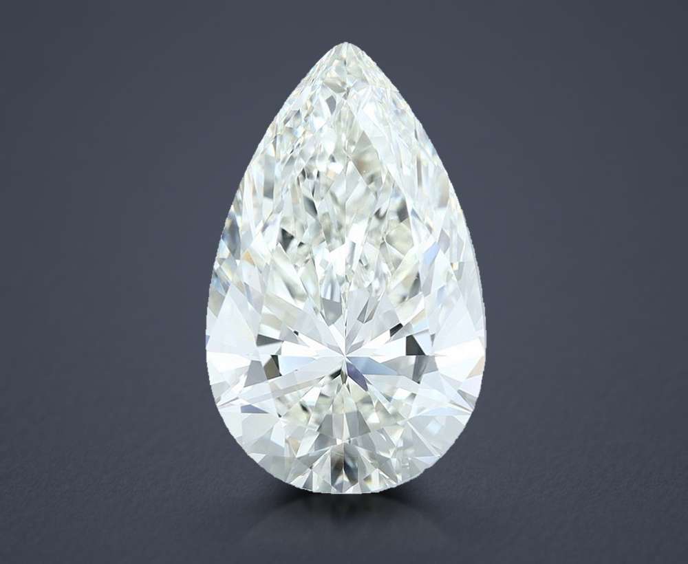 10.01 Carat Pear Natural Diamond