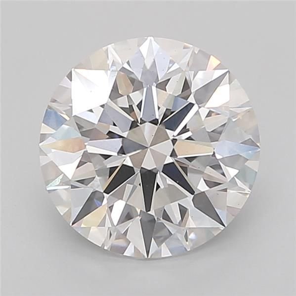 3.03ct E VS2 Rare Carat Ideal Cut Round Lab Grown Diamond