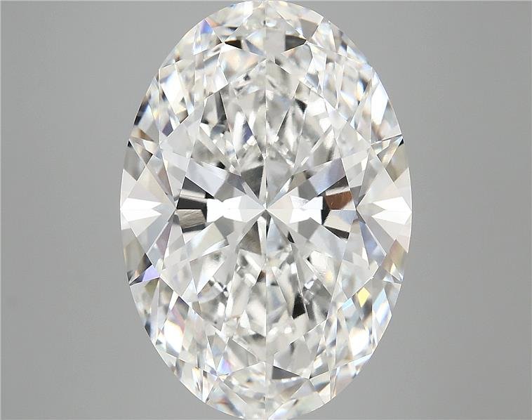 11.07ct F VVS2 Rare Carat Ideal Cut Oval Lab Grown Diamond
