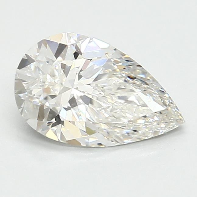 1.11ct E VS1 Rare Carat Ideal Cut Pear Lab Grown Diamond