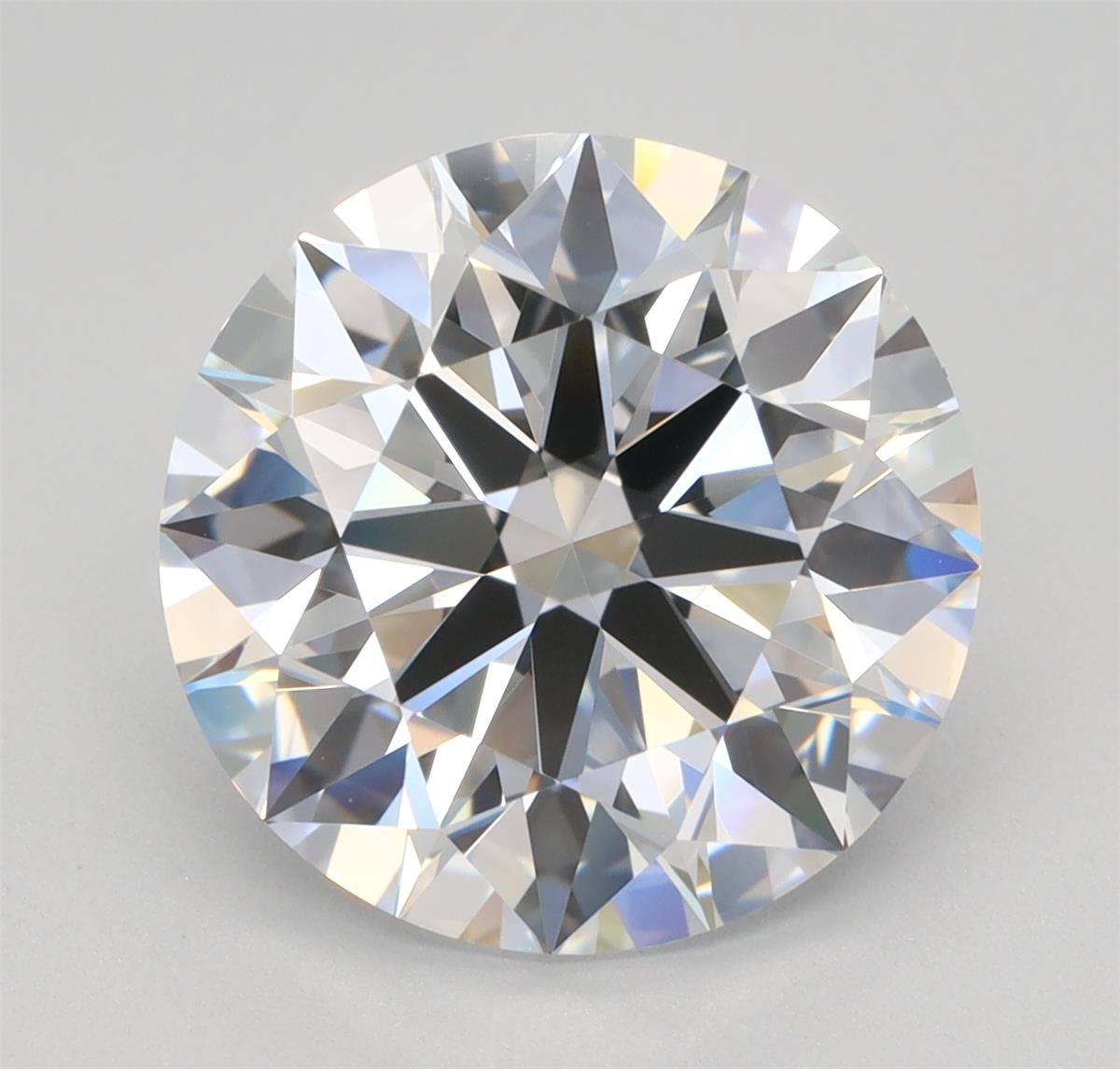 4.30ct E VVS2 Rare Carat Ideal Cut Round Lab Grown Diamond