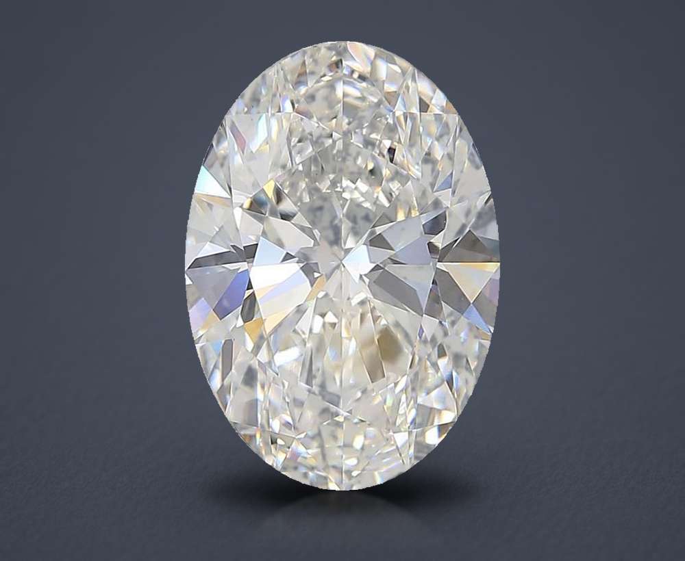 7.01 Carat Oval Lab Diamond