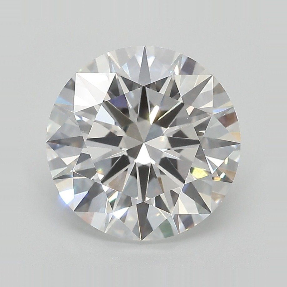 3.88ct D VVS2 Rare Carat Ideal Cut Round Lab Grown Diamond