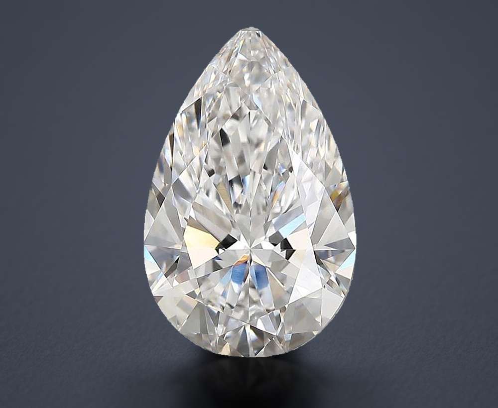 4.39 Carat Pear Lab Diamond