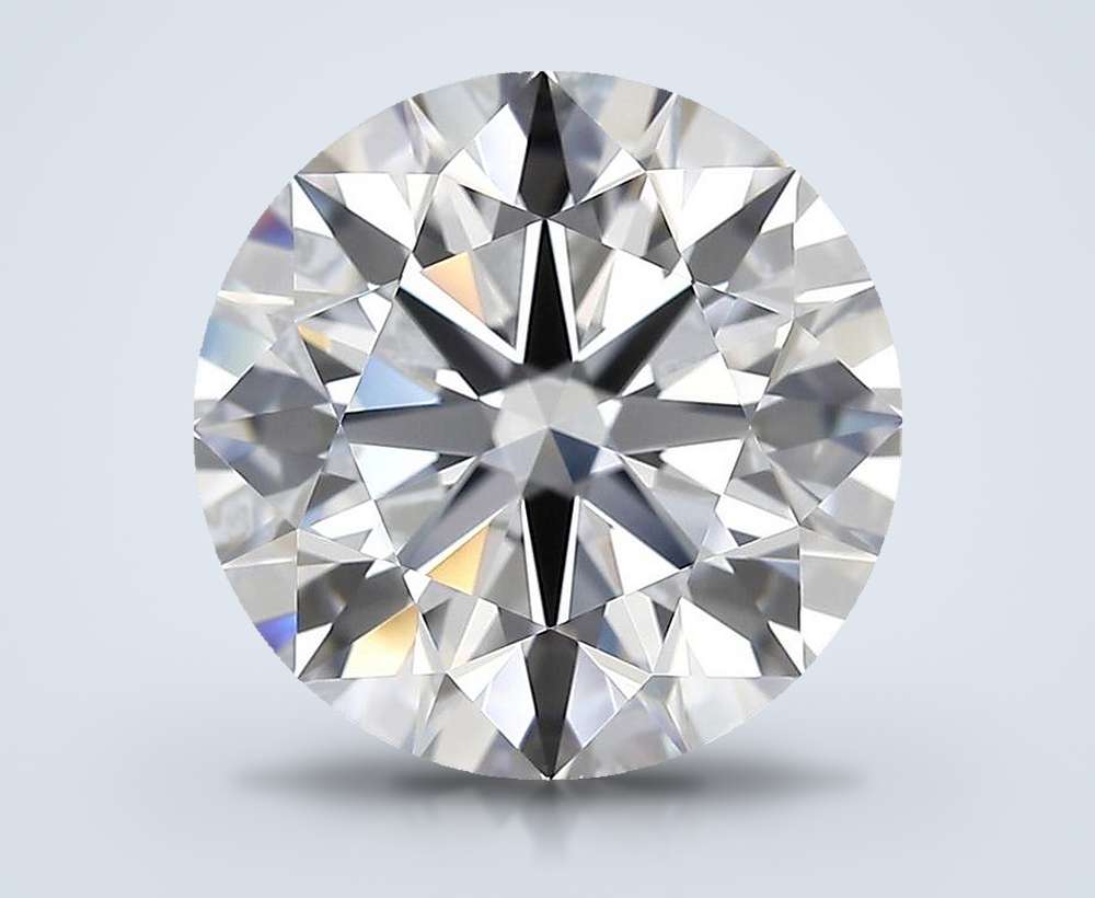 5.76 Carat Round Lab Diamond