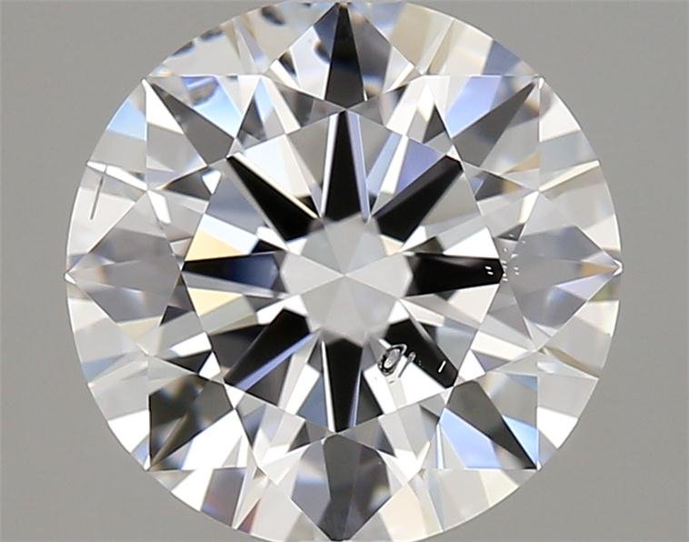 3.01ct D SI2 Excellent Cut Round Lab Grown Diamond