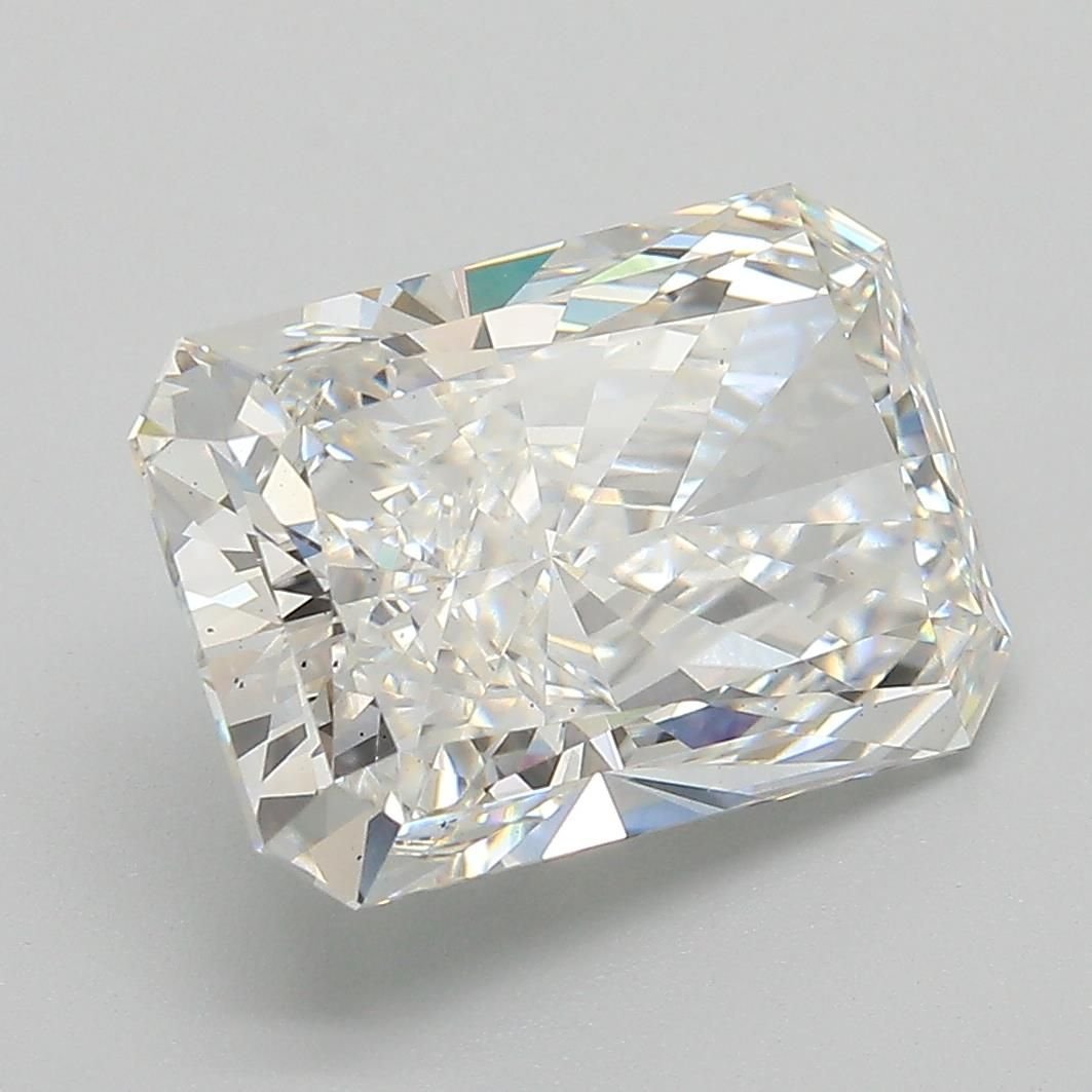 4.66ct F VS1 Rare Carat Ideal Cut Radiant Lab Grown Diamond