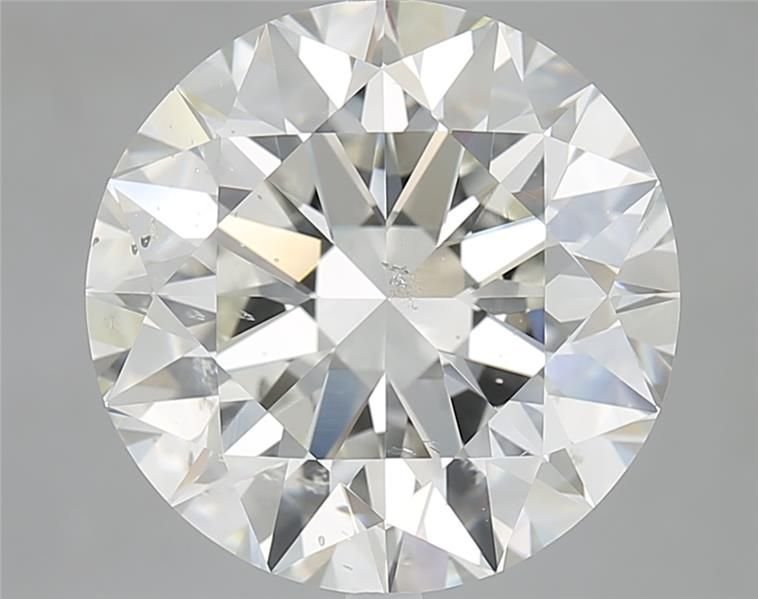 8.01ct K SI2 Rare Carat Ideal Cut Round Diamond