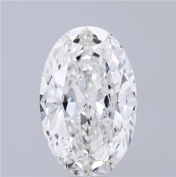 15.10ct F VVS2 Rare Carat Ideal Cut Oval Lab Grown Diamond
