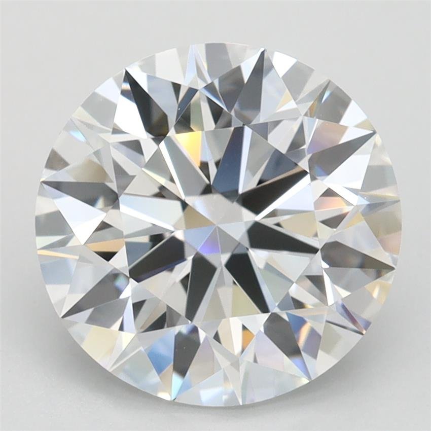 2.96ct D FL Rare Carat Ideal Cut Round Lab Grown Diamond