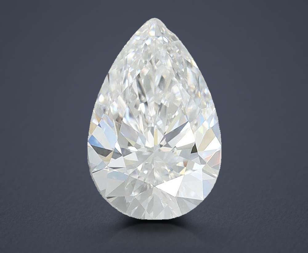 1.00 Carat Pear Lab Diamond