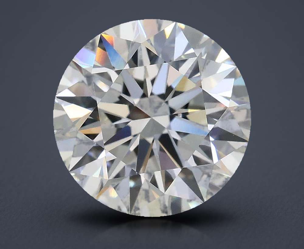 3.08 Carat Round Lab Diamond