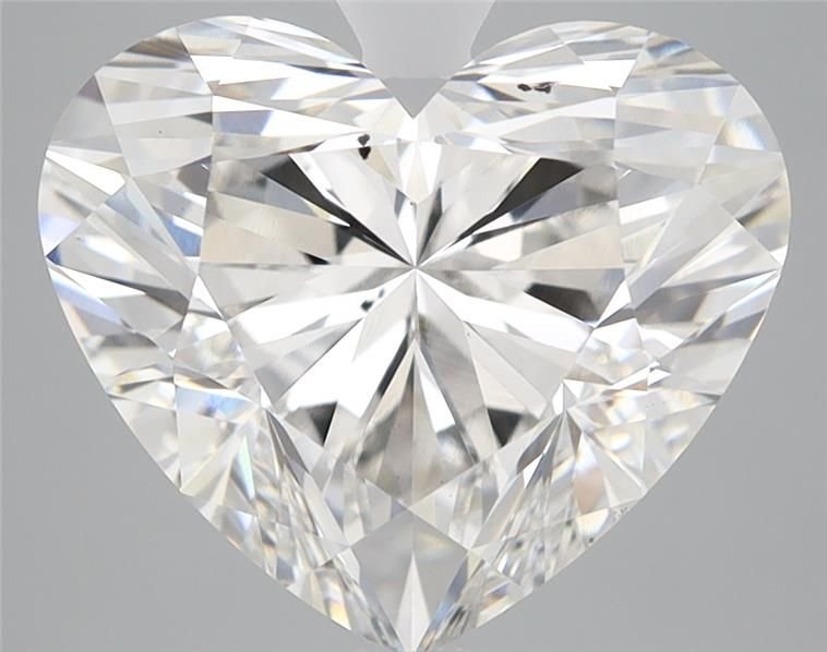 5.57ct F VS2 Rare Carat Ideal Cut Heart Lab Grown Diamond