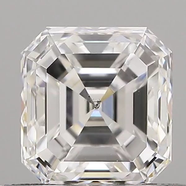 0.70ct E SI1 Very Good Cut Asscher Diamond