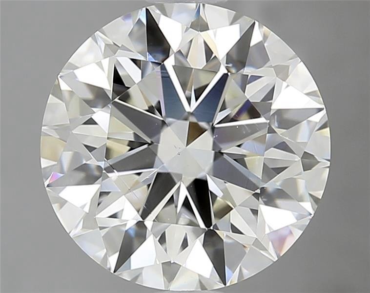 3.10ct J VS2 Rare Carat Ideal Cut Round Diamond