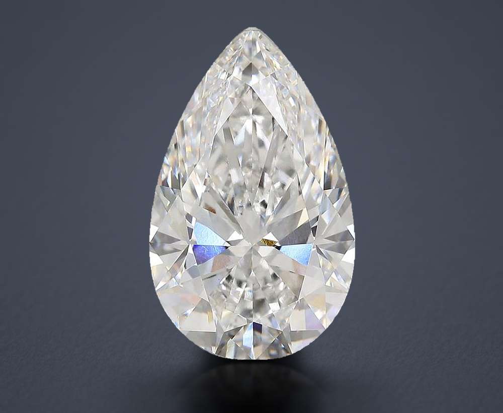 9.56 Carat Pear Lab Diamond