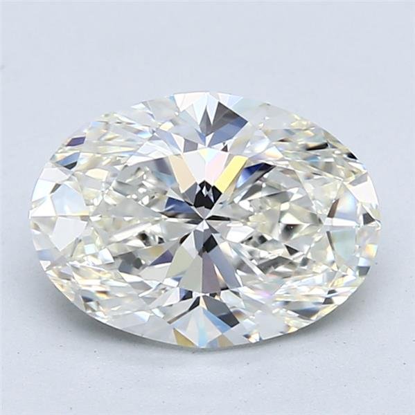 2.51ct H IF Very Good Cut Oval Diamond