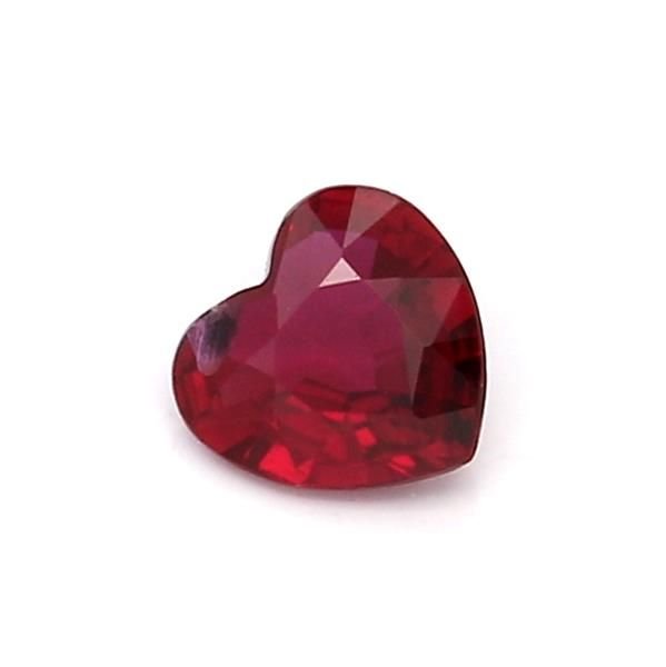 0.50 Carat Red Heart Ruby