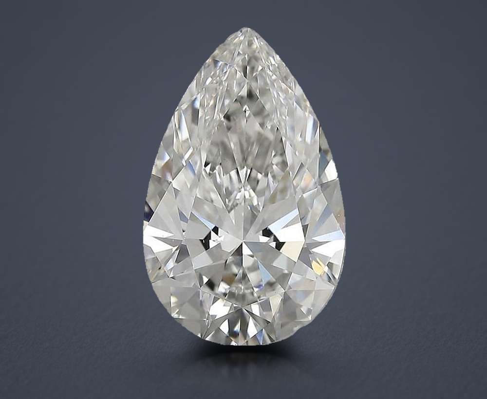 6.20 Carat Pear Lab Diamond