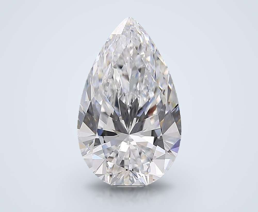 6.02 Carat Pear Natural Diamond